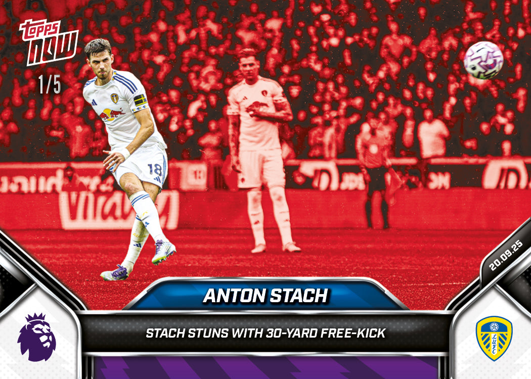 Anton Stach - 2025-26 Premier League Topps NOW - Card 23 - PR: 355 - Image 3