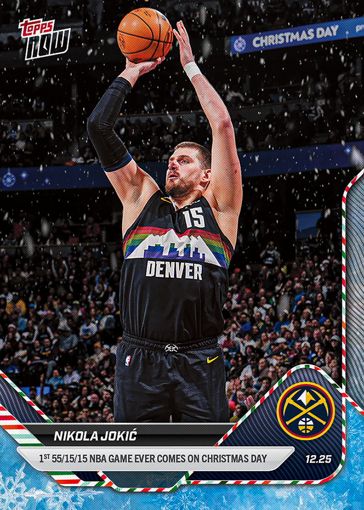 Nikola Jokić - 2025-26 NBA Topps NOW - Card 103 - PR: 7374 - Image 2
