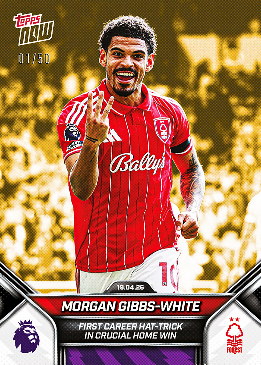 Morgan Gibbs-White - 2025-26 Premier League Topps NOW - Card 175 - PR: 316 - Image 6