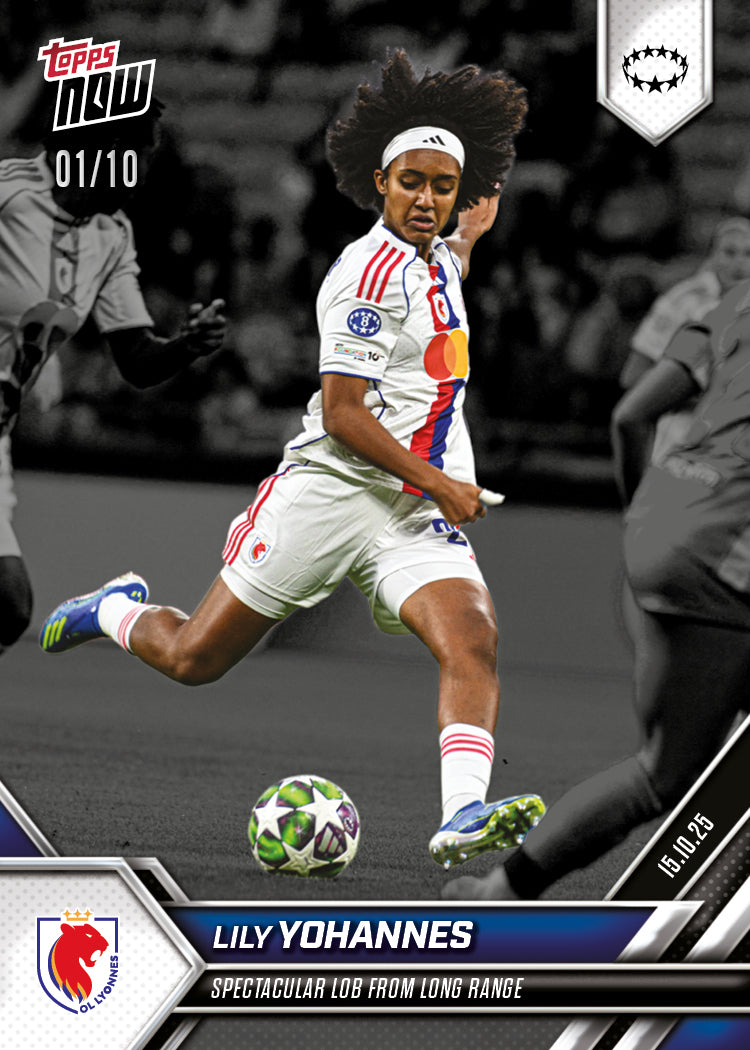 Lily Yohannes - 2025-26 UWCL Topps NOW - Card 4 - PR: 365 - Image 4