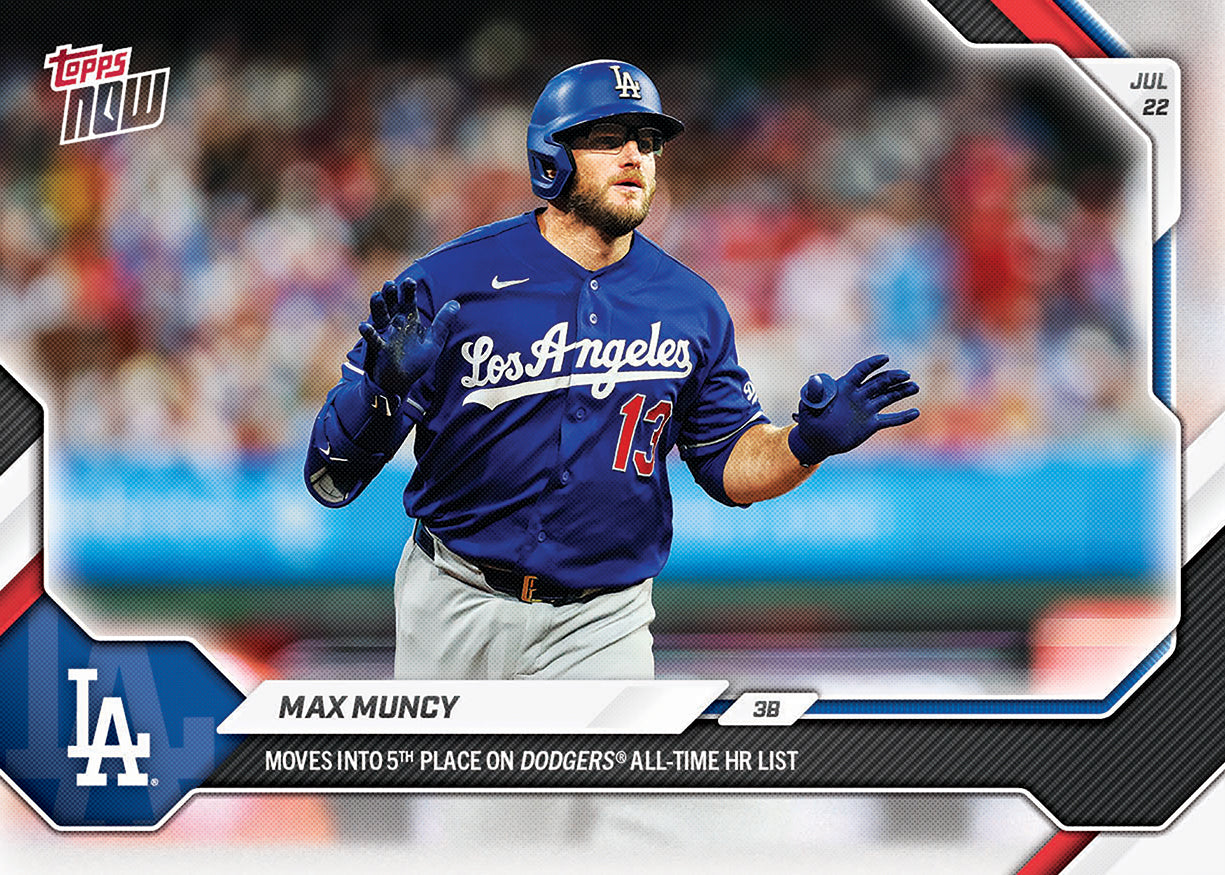 Max Muncy - 2026 MLB Topps NOW - Card 479 - PR: 1218