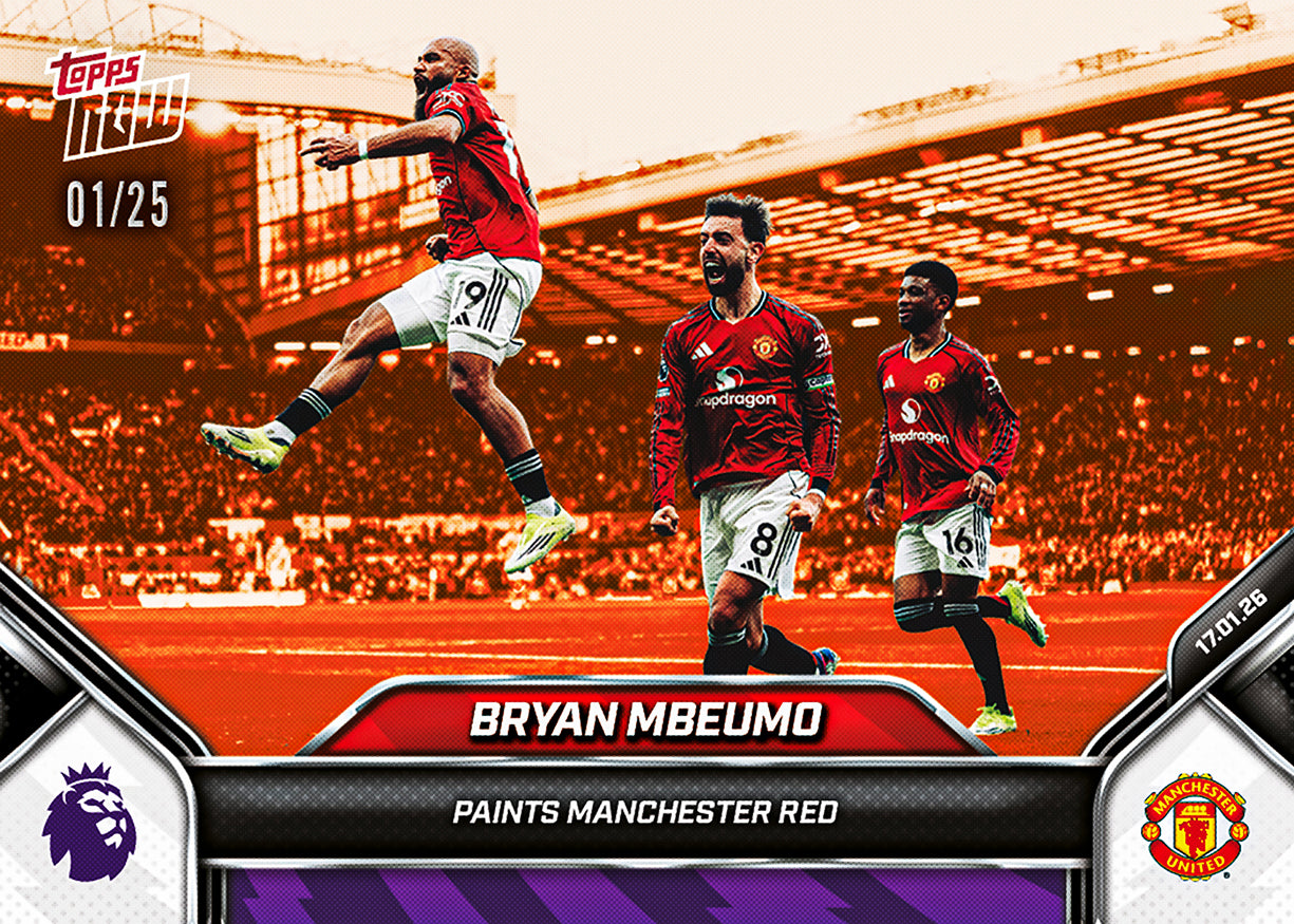 Bryan Mbeumo - 2025-26 Premier League Topps NOW - Card 108 - PR: 1554 - Image 5