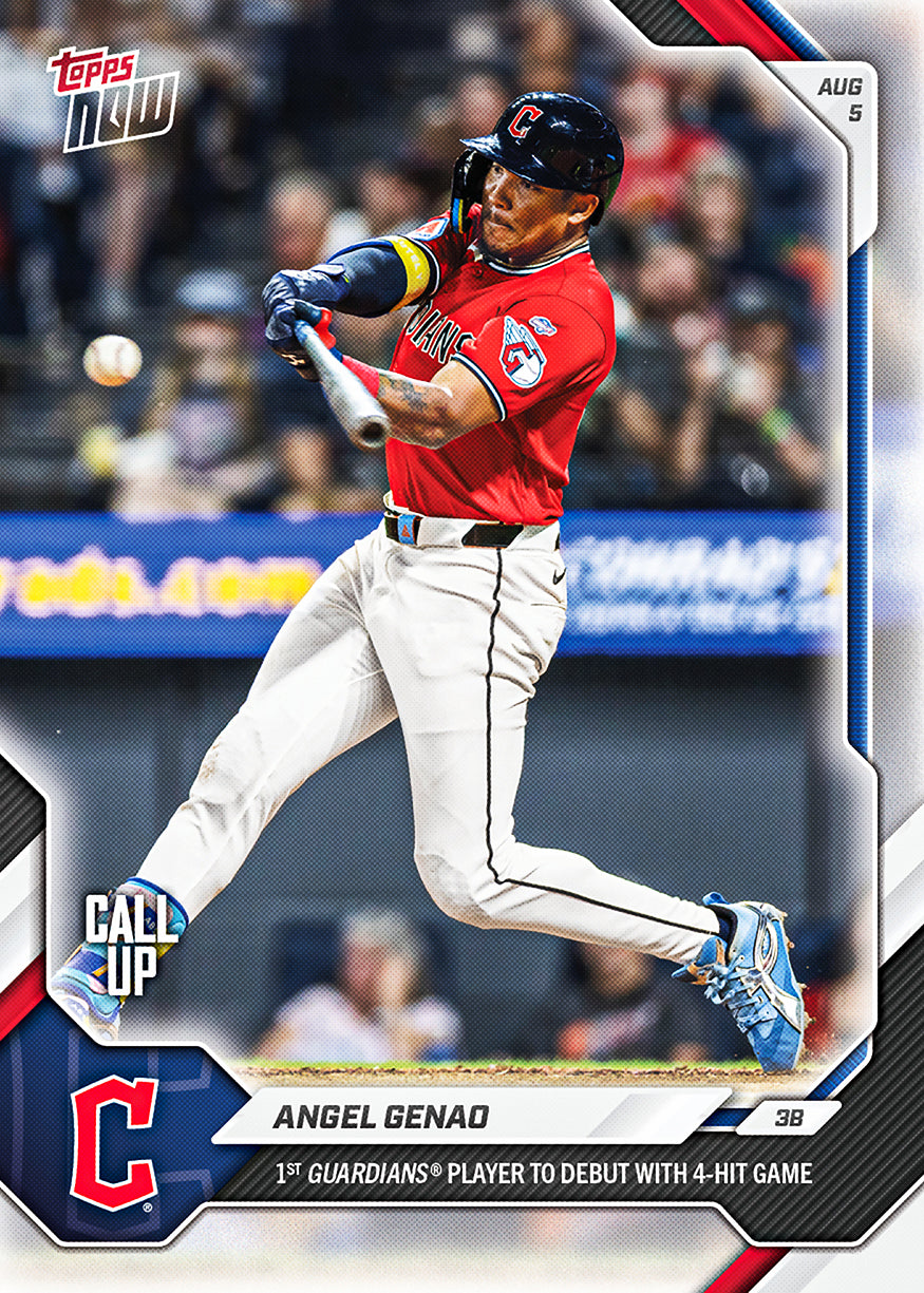 Angel Genao - 2026 MLB Topps NOW - Card 524 - PR: 3417