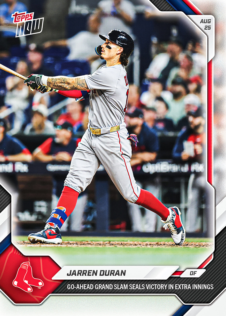 Jarren Duran - 2026 MLB Topps NOW - Card 594 - PR: 886