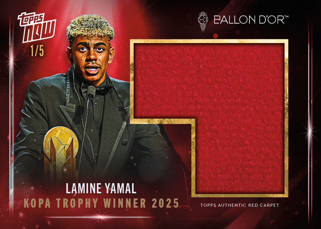 Lamine Yamal - 2025 Ballon d'Or Topps NOW - Card 6 - LOOK FOR AUTO & RELICS - PR: 13882 - Image 4