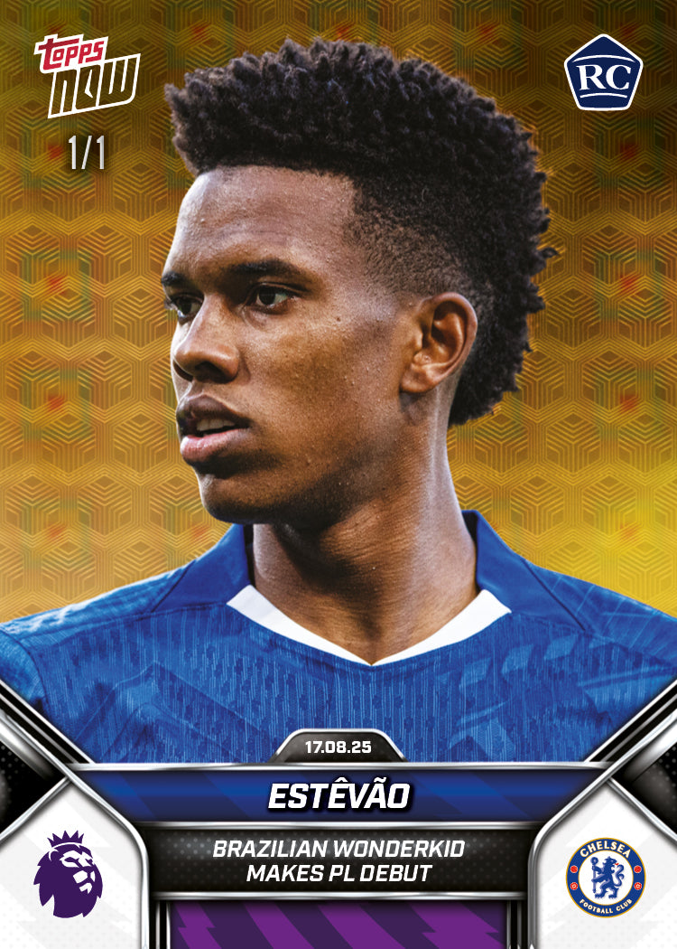 Estêvão - 2025-26 Premier League Topps NOW - Card 6 - PR: 8426 - Image 2