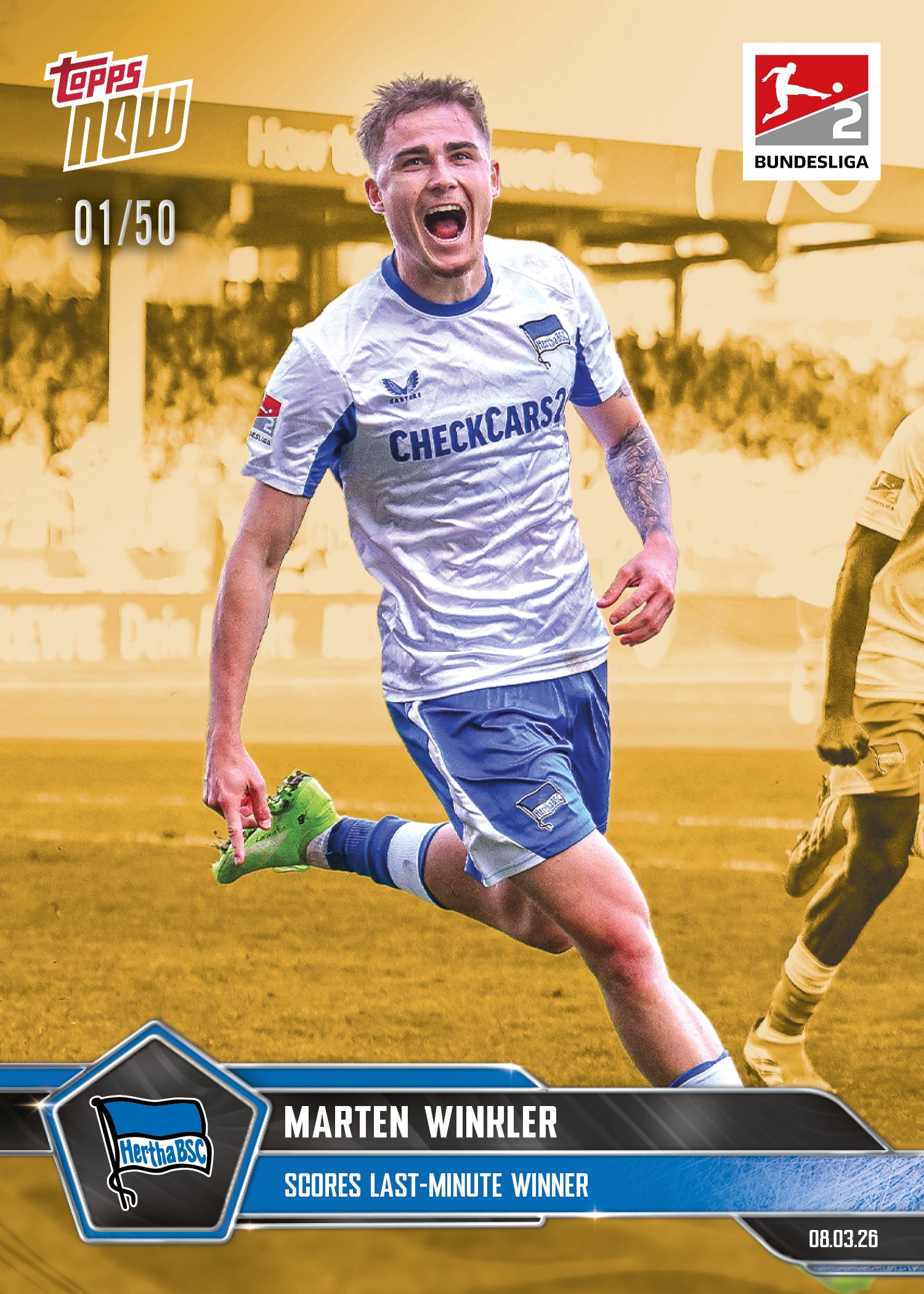 Marten Winkler - 2025-26 Bundesliga Topps NOW - Card 144 - PR:485 - Image 6
