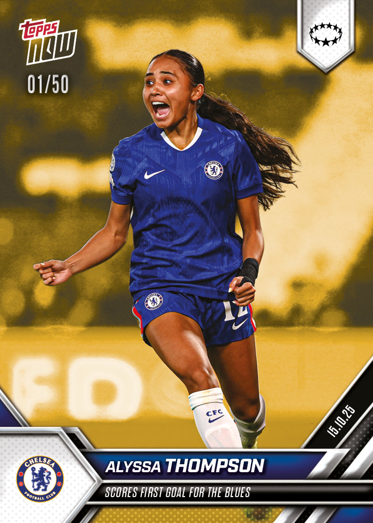 Alyssa Thompson - 2025-26 UWCL Topps NOW - Card 3 - PR: 632 - Image 6