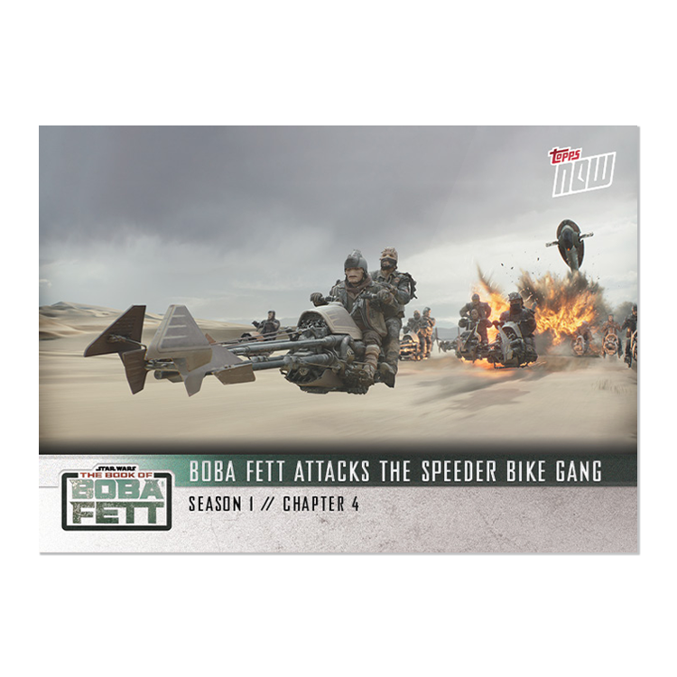 2022 Star Wars TOPPS NOW - 5-Card Pack - Book of Boba Fett Chapter 4 - PR: 1453 - Image 6