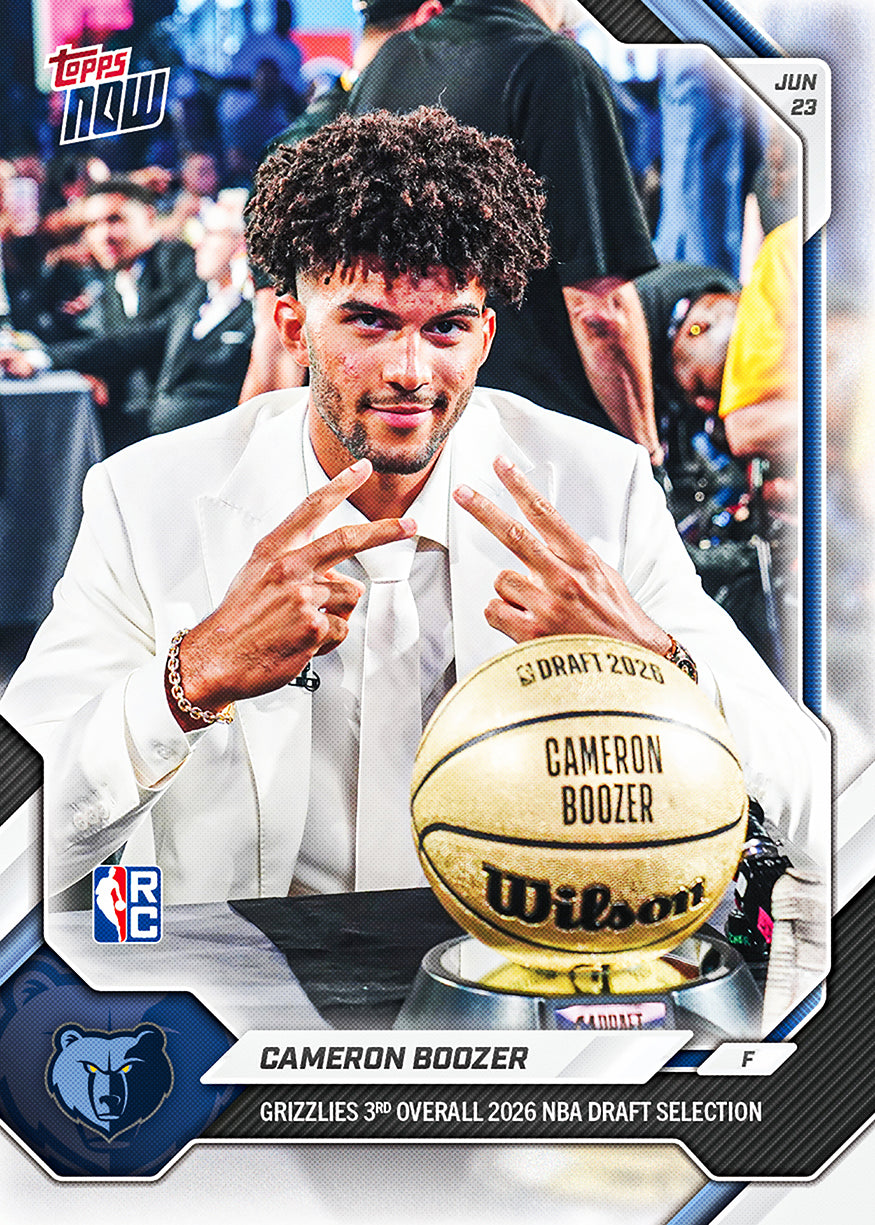 Cameron Boozer - 2026-27 NBA Topps NOW - Card CBOO - PR: 15883 - Image 3