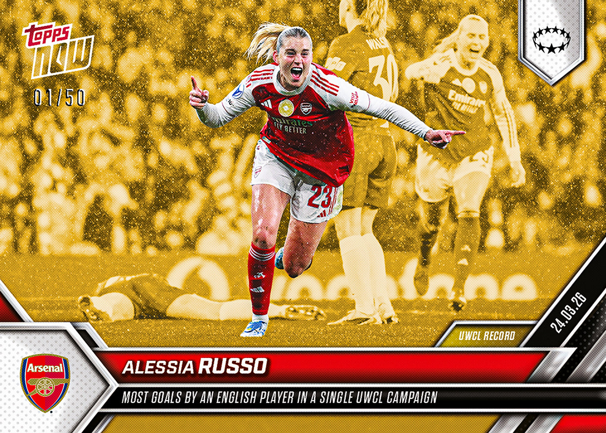 Alessia Russo - 2025-26 UWCL Topps NOW - Card 22 - PR: 768 - Image 6
