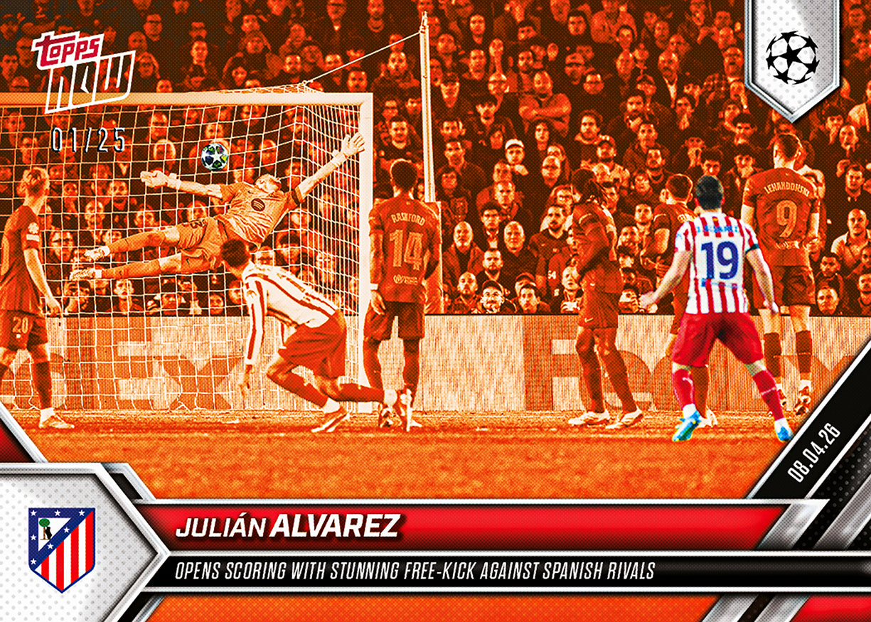 Julián Alvarez - 2025-26 UCL Topps NOW - Card 119 - PR: 720 - Image 4