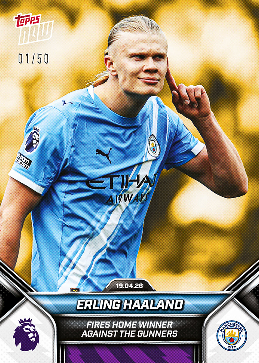 Erling Haaland - 2025-26 Premier League Topps NOW - Card 176 - PR: 2571 - Image 6