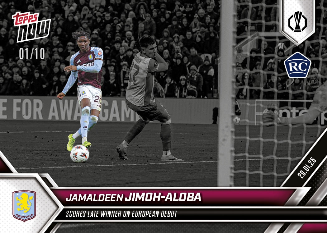 Jamaldeen Jimoh-Aloba - 2025-26 UEL Topps NOW - Card 16 - PR: 345 - Image 4