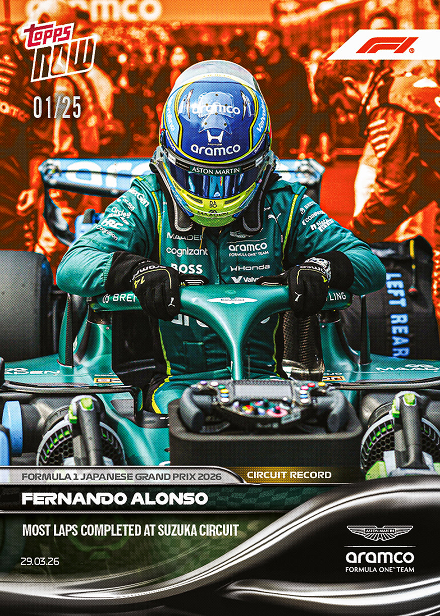 Fernando Alonso - 2026 Formula 1 Topps NOW - Card 23 - PR: 2361 - Image 5