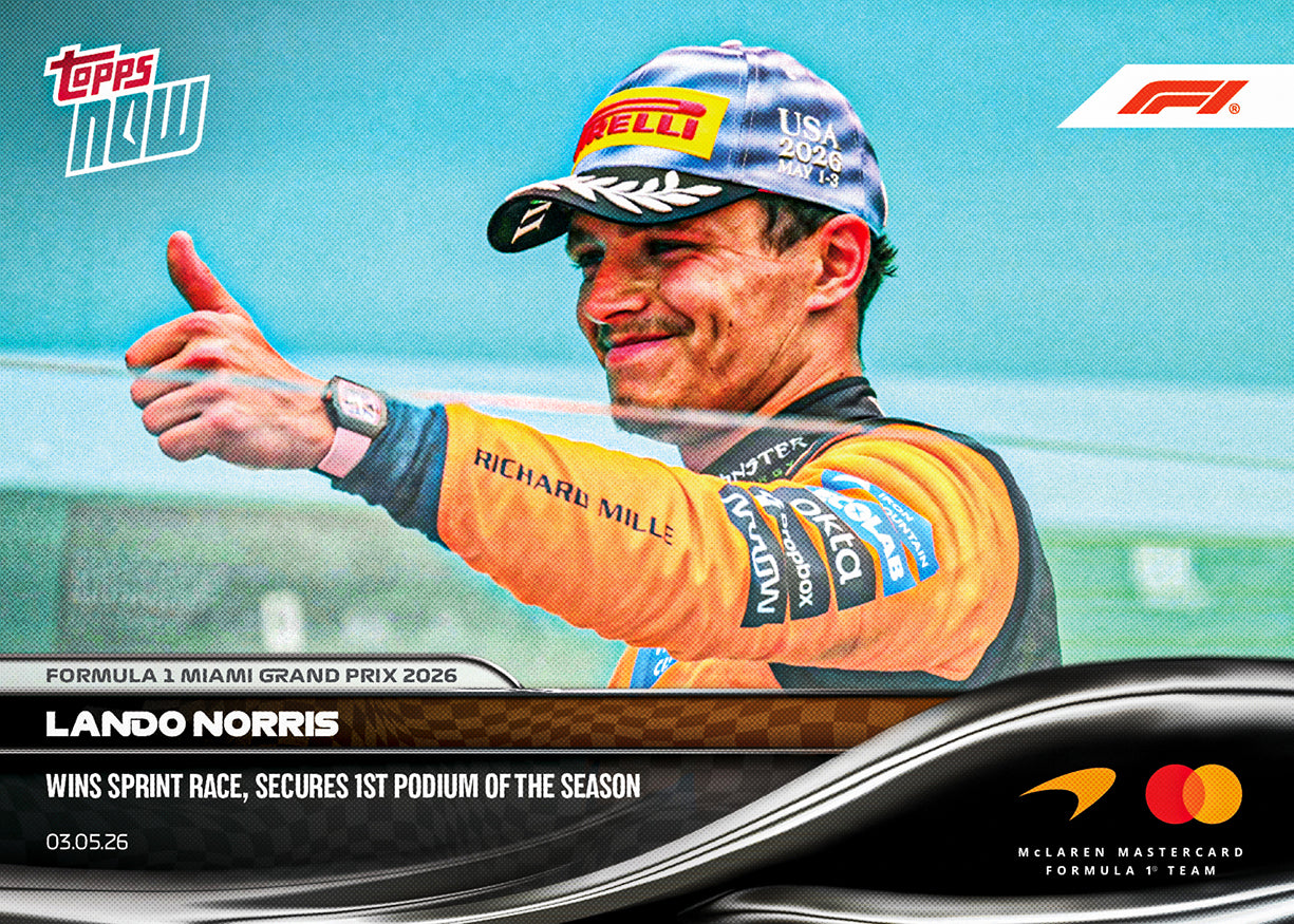 Lando Norris - 2026 Formula 1 Topps NOW - Card 26 - PR: 2338