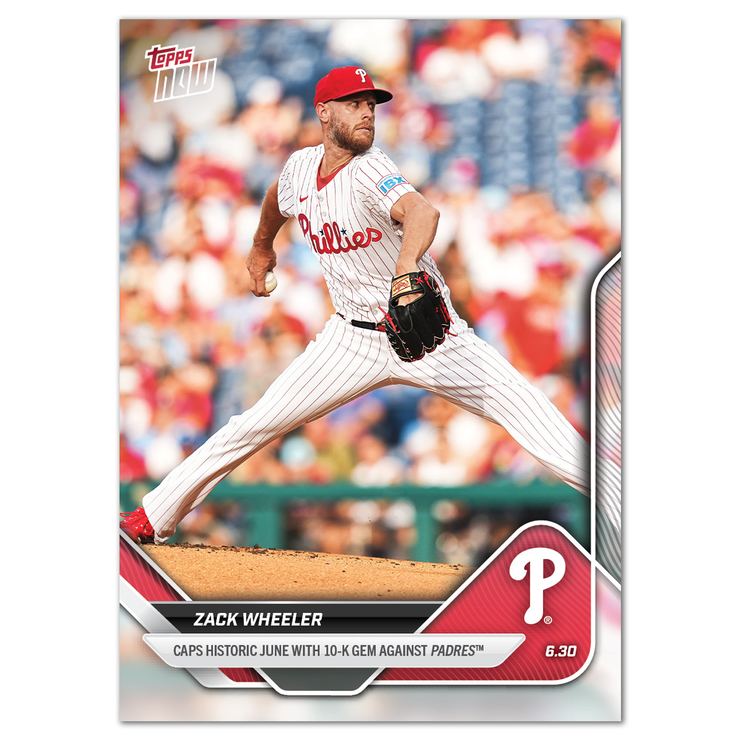 Zack Wheeler - 2025 MLB Topps NOW - Card 365 - PR: 630