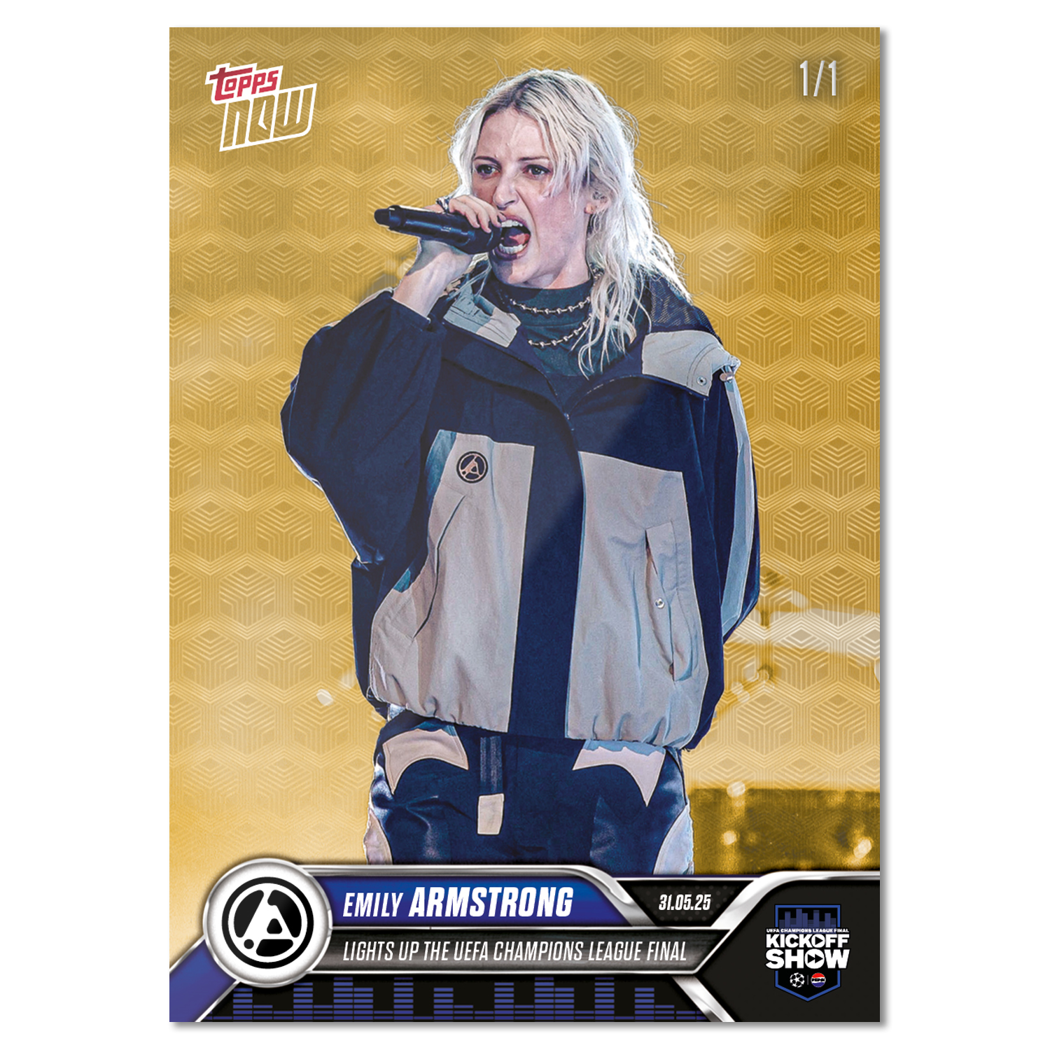 Emily Armstrong - 2024-25 UCL Topps NOW - Card 168 - LOOK FOR AUTOS - PR: 4032 - Image 4