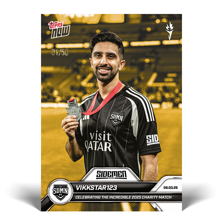 Vikkstar123 - 2025 Sidemen Charity Match Topps NOW Card 14 - LOOK FOR AUTO - PR: 146 - Image 7