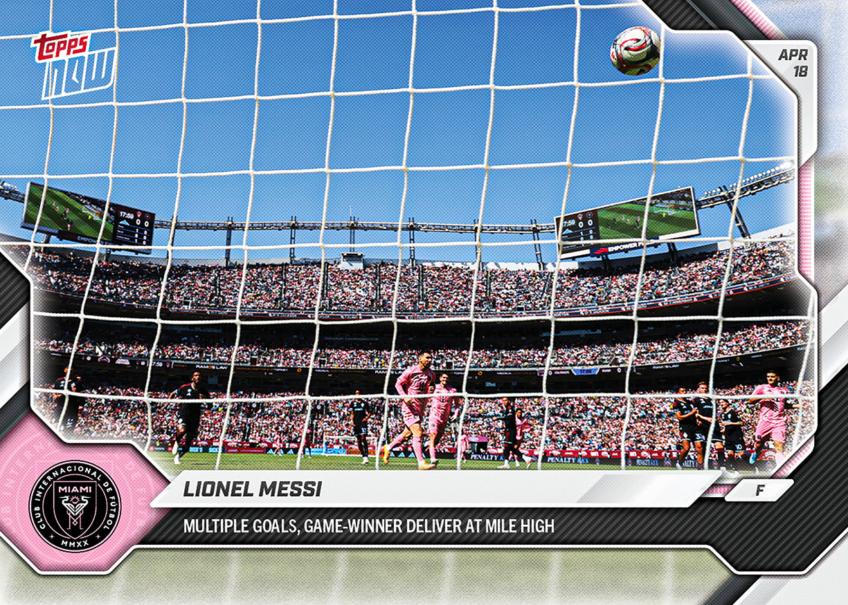 Lionel Messi - 2026 MLS Topps NOW - Card 27 - PR: 2921 - Image 2