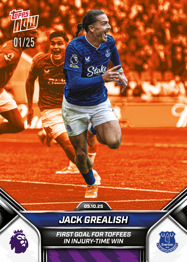 Jack Grealish - 2025-26 Premier League Topps NOW - Card 33 - PR: 405 - Image 5