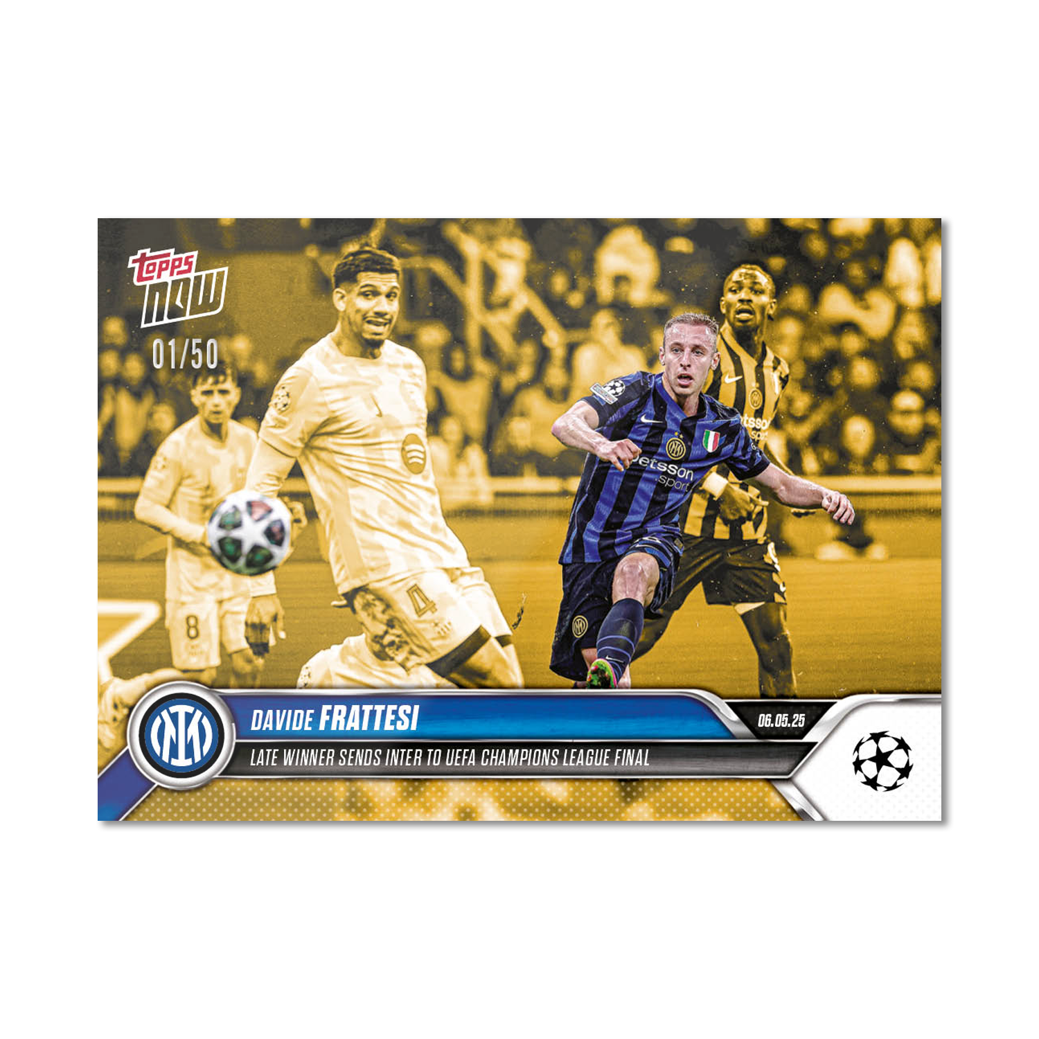 Davide Frattesi - 2024-25 UCL Topps NOW - Card 153 - Image 6
