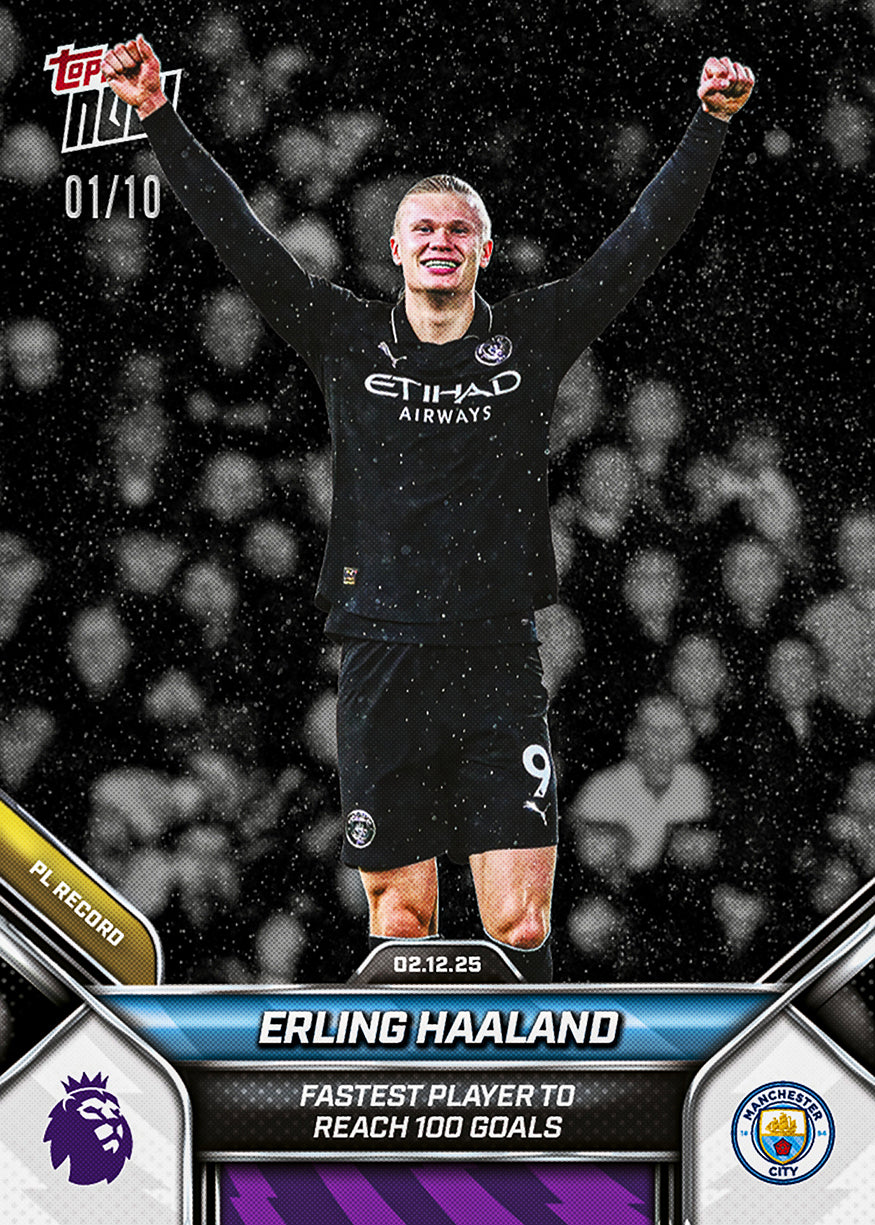 Erling Haaland - 2025-26 Premier League Topps NOW - Card 68 - PR: 3526 - Image 4