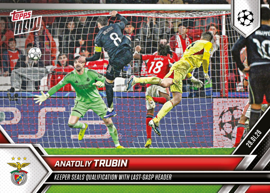 Anatoliy Trubin - 2025-26 UCL Topps NOW - Card 81 - PR: 1716 - Image 3
