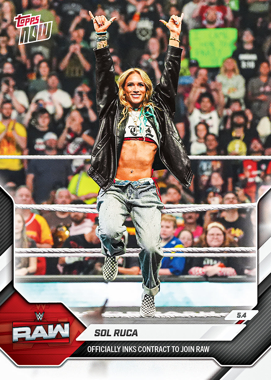 Sol Ruca - 2026 WWE Topps NOW - Card 55 - PR: 1389