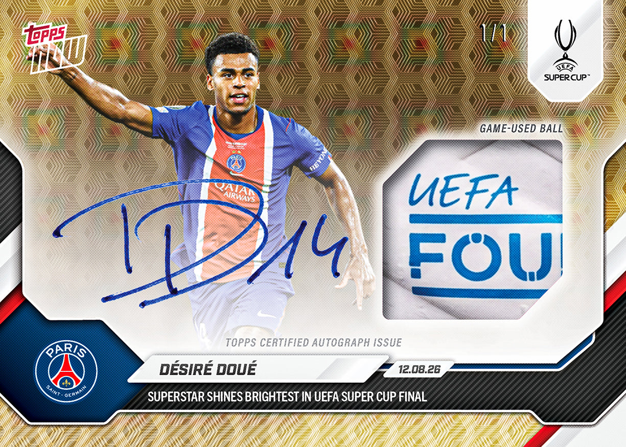 Désiré Doué - 2026-27 UCL Topps NOW Card 2 - PR: 2997 - Image 2