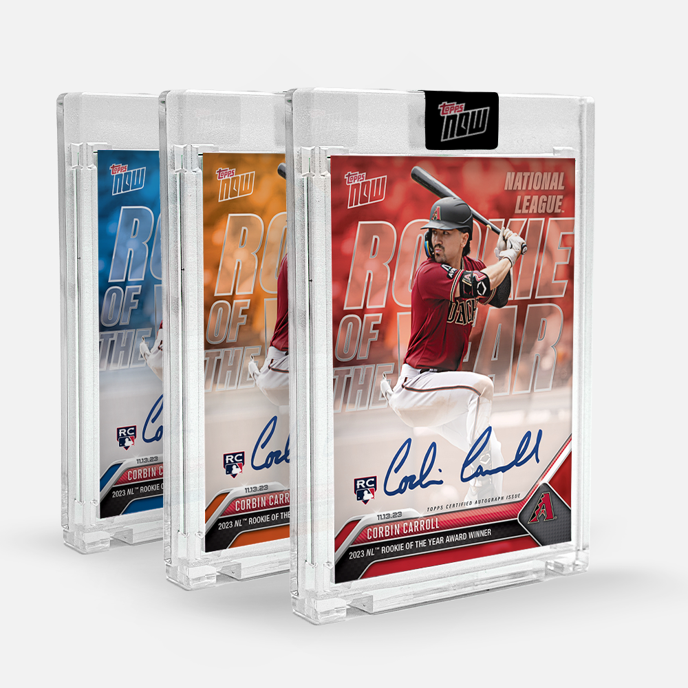 On-Card Autograph # to 99 or Lower - Corbin Carroll - 2023 MLB TOPPS NOW Card OS11 - Image 2