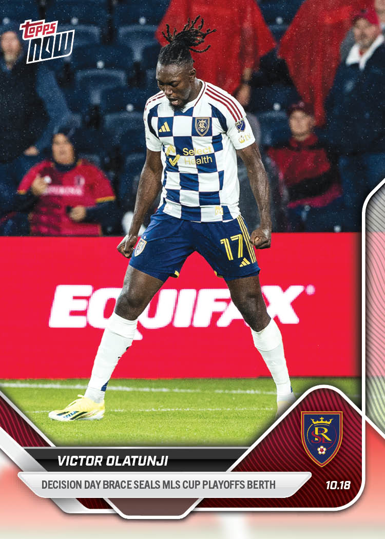 Victor Olatunji - 2025 MLS Topps NOW - Card 116 - PR: 116