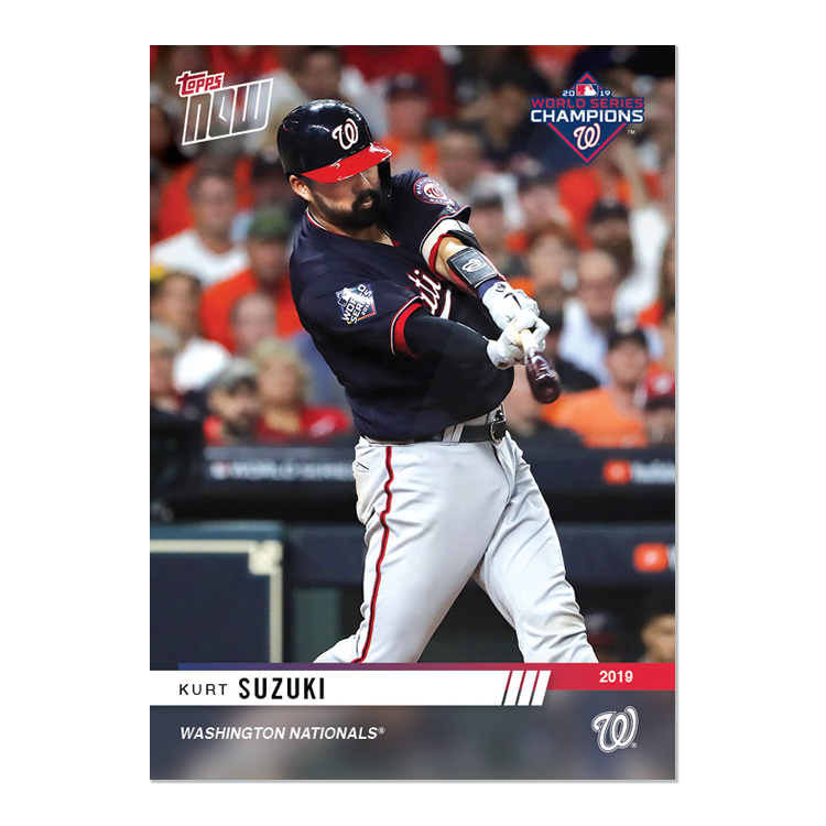 2019 Washington Nationals TOPPS NOW World Series 20-Card Team Set - Collector's Edition + Autograph Card - Image 8