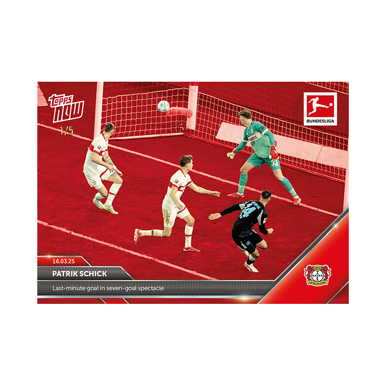 Patrik Schick - 2024-25 Bundesliga Topps NOW Card 147 - PR: 66 - Image 4