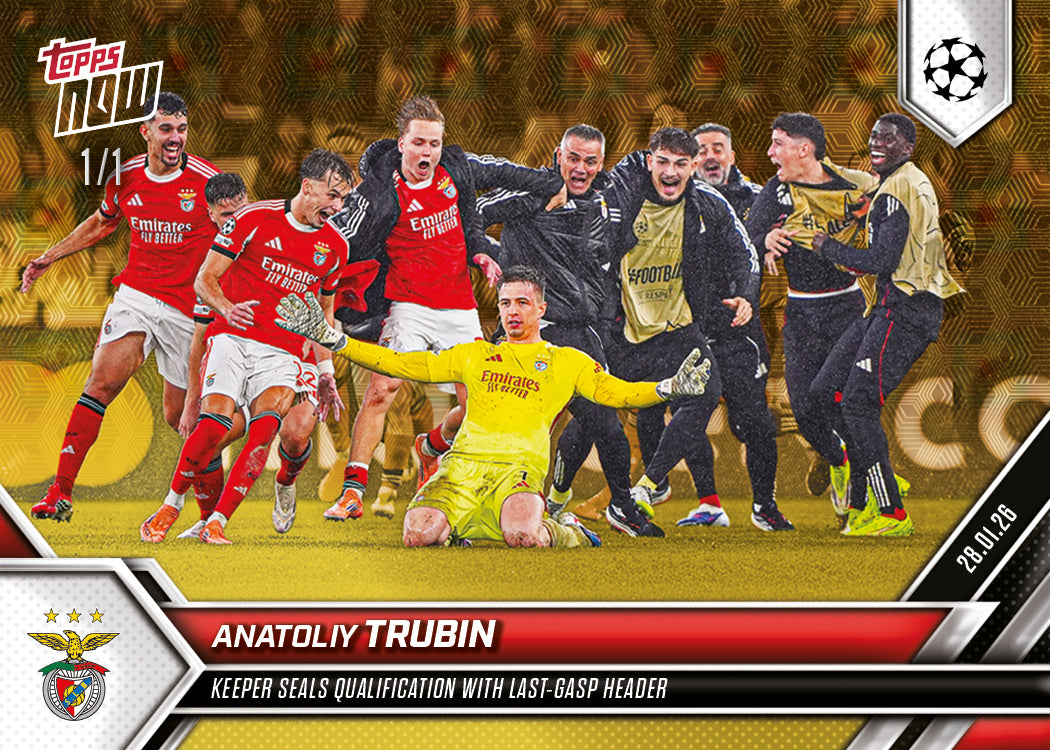 Anatoliy Trubin - 2025-26 UCL Topps NOW - Card 81 - PR: 1716 - Image 4