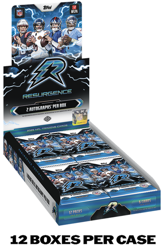 2025 Topps Resurgence Football - Hobby Box - Sealed Case