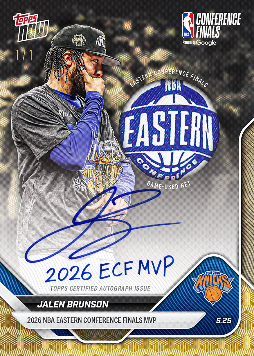 Jalen Brunson - 2025-26 NBA Topps NOW - Card 321 - PR: 20255 - Image 2