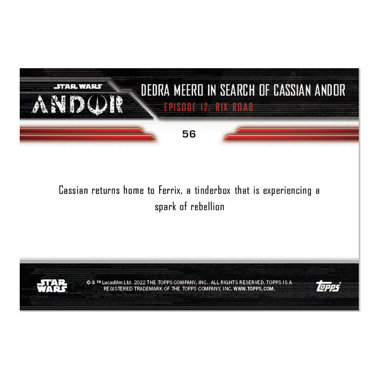 2022 TOPPS NOW Star Wars: Andor Episode 12 - 5 Card Set - PR: 703 - Image 3