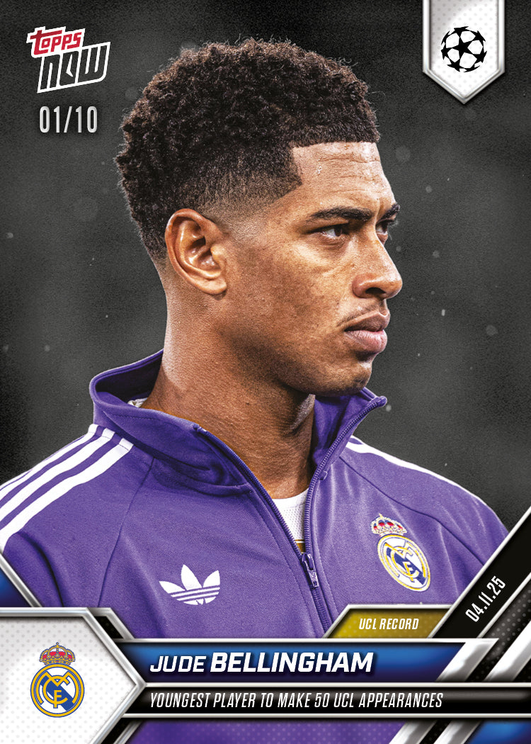 Jude Bellingham - 2025-26 UCL Topps NOW - Card 43 - PR: 1219 - Image 4
