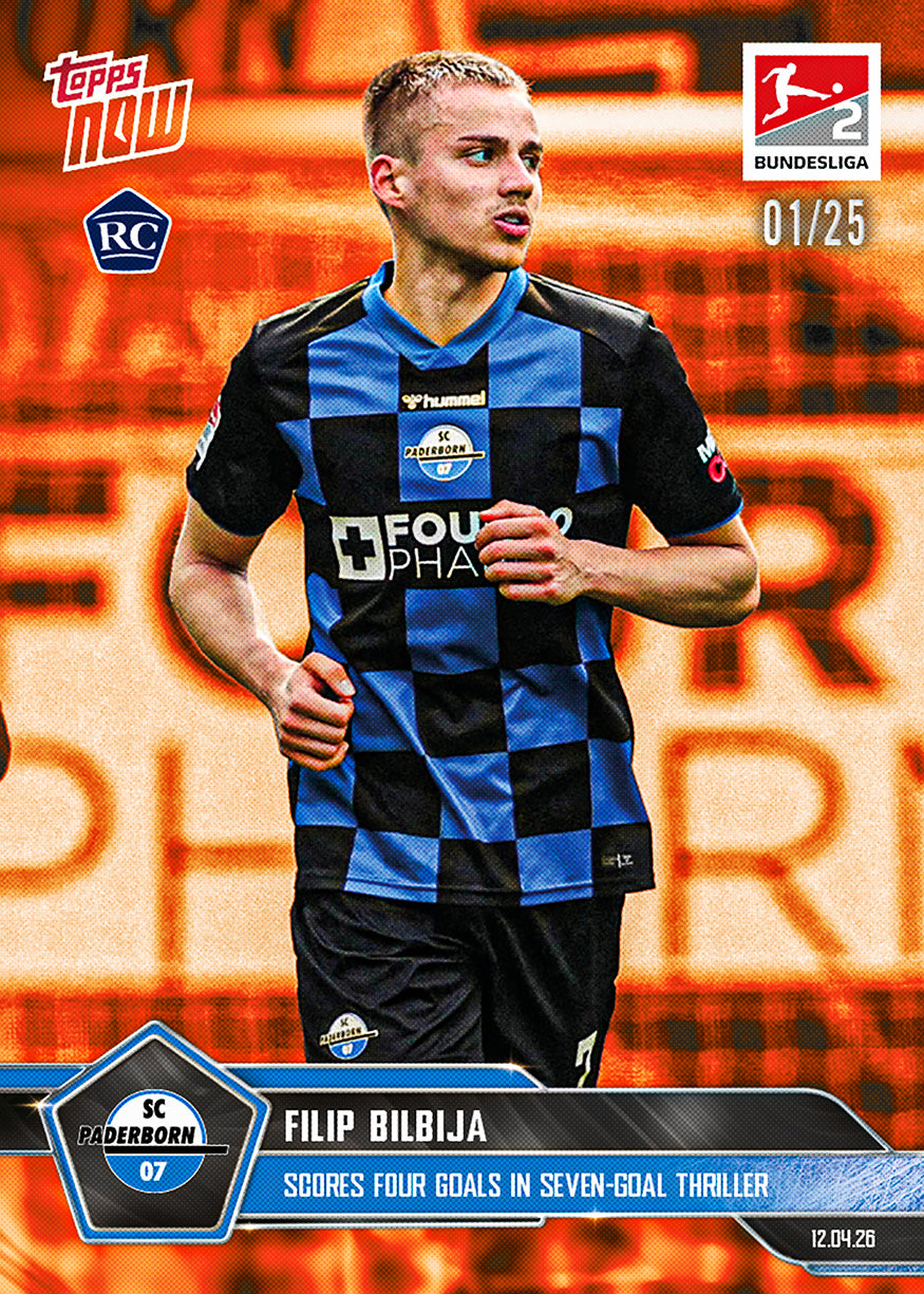 Filip Bilbija - 2025-26 Bundesliga Topps NOW - Card 171 - PR: 332 - Image 5