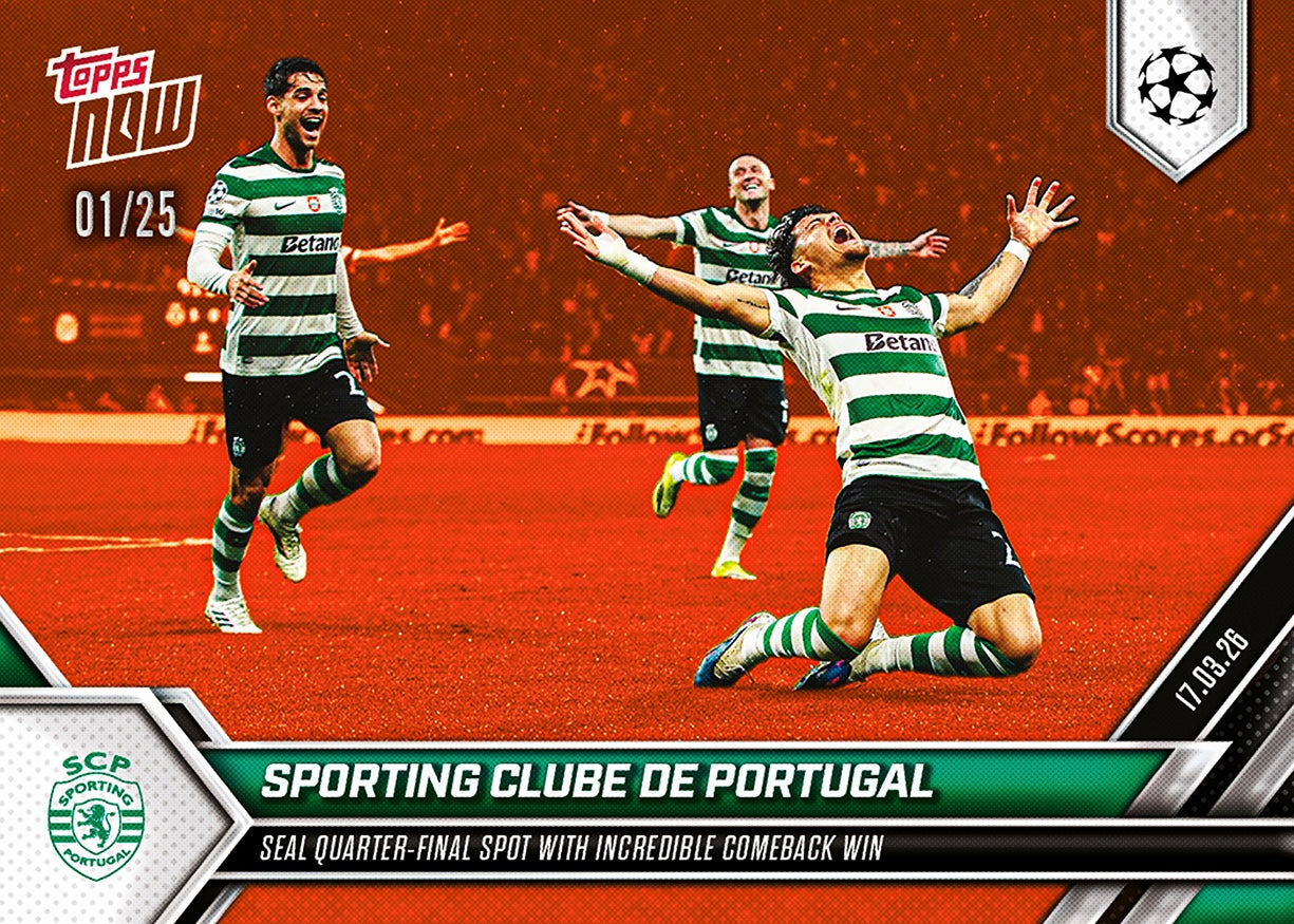 Sporting Clube de Portugal - 2025-26 UCL Topps NOW - Card 108 - PR: 472 - Image 5