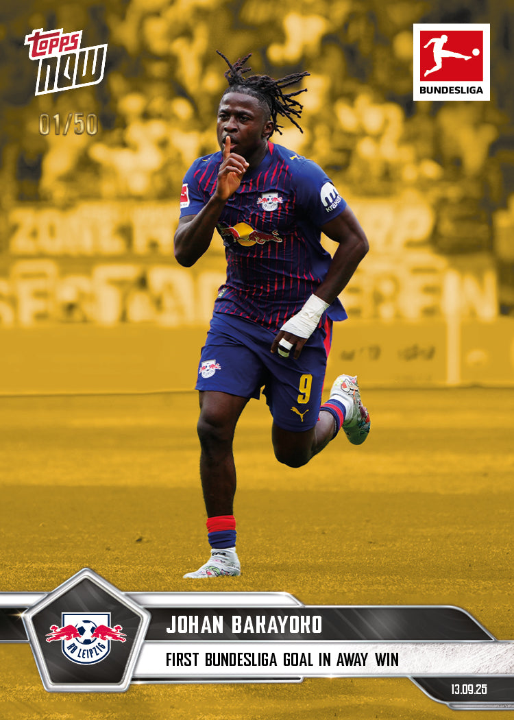 Johan Bakayoko - 2025-26 Bundesliga Topps NOW - Card 18 - PR: 126 - Image 6