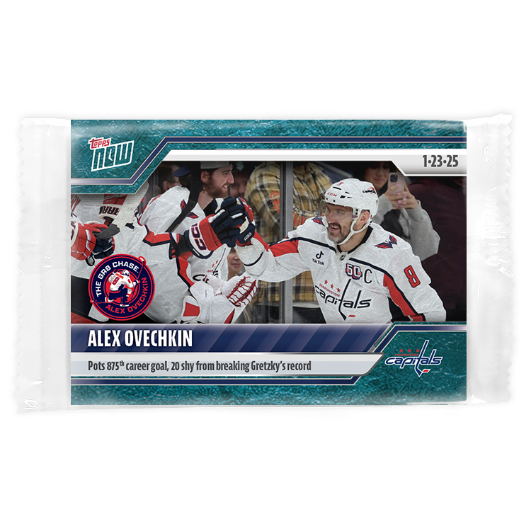 Alex Ovechkin - 2024-25 NHL Topps NOW - Sticker 96 - PR: 445 - Image 3