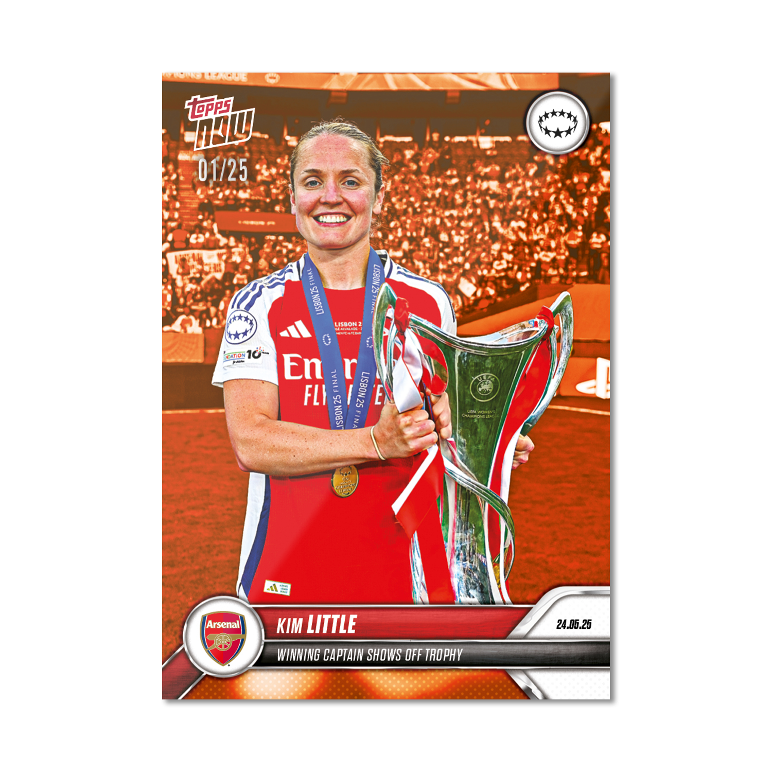 Kim Little - 2024-25 UWCL Topps NOW - Card 28 - PR: 578 - Image 5