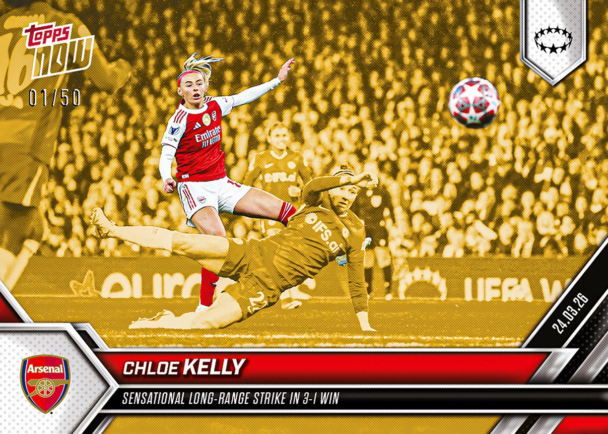 Chloe Kelly - 2025-26 UWCL Topps NOW - Card 23 - PR: 534 - Image 6