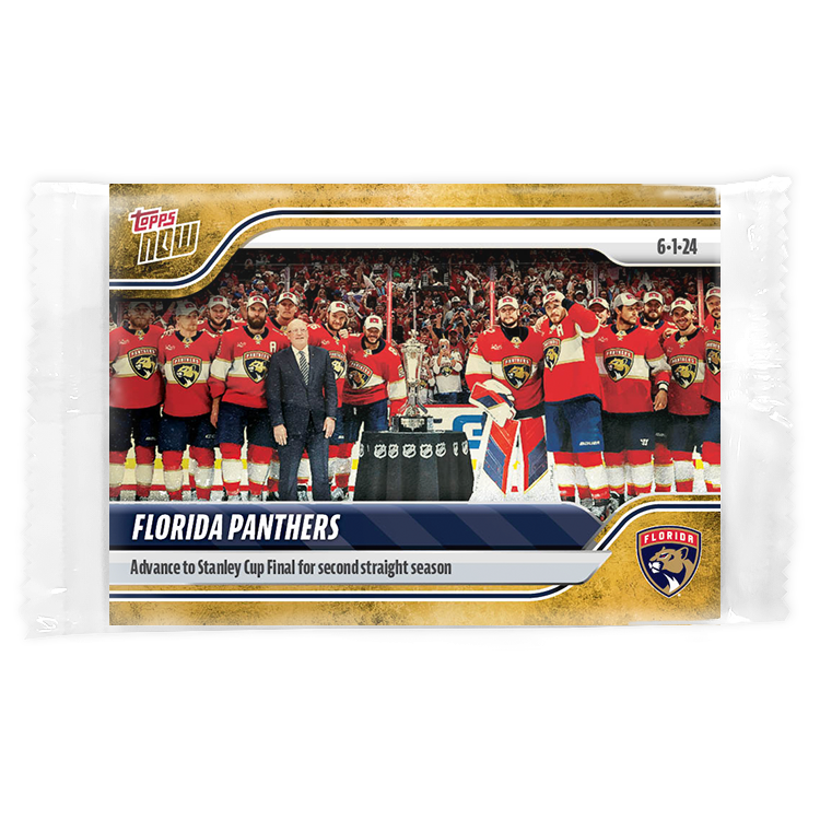 Florida Panthers - 2023-24 NHL TOPPS NOW - Sticker #213 Pack - PR: 124 - Image 3