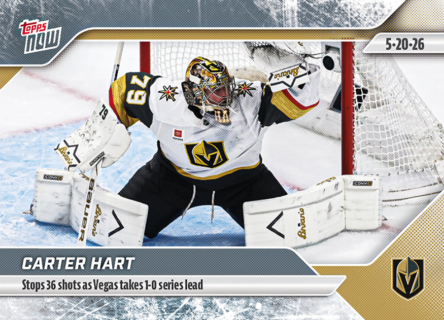 Carter Hart - 2025-26 NHL Topps NOW - Sticker # 178 Pack - PR: 235