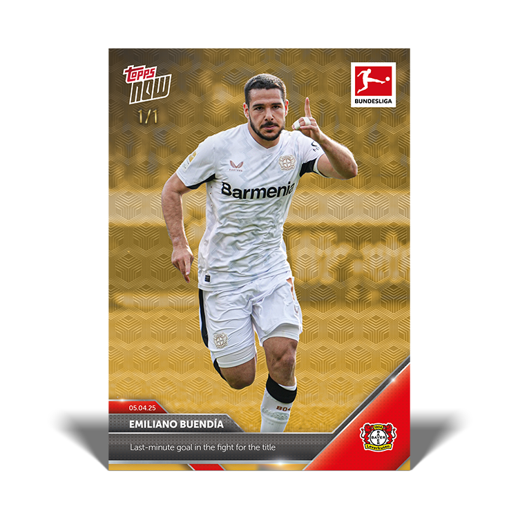 Emiliano Buendia - 2024-25 Bundesliga Topps NOW Card 155 - PR: 67 - Image 3