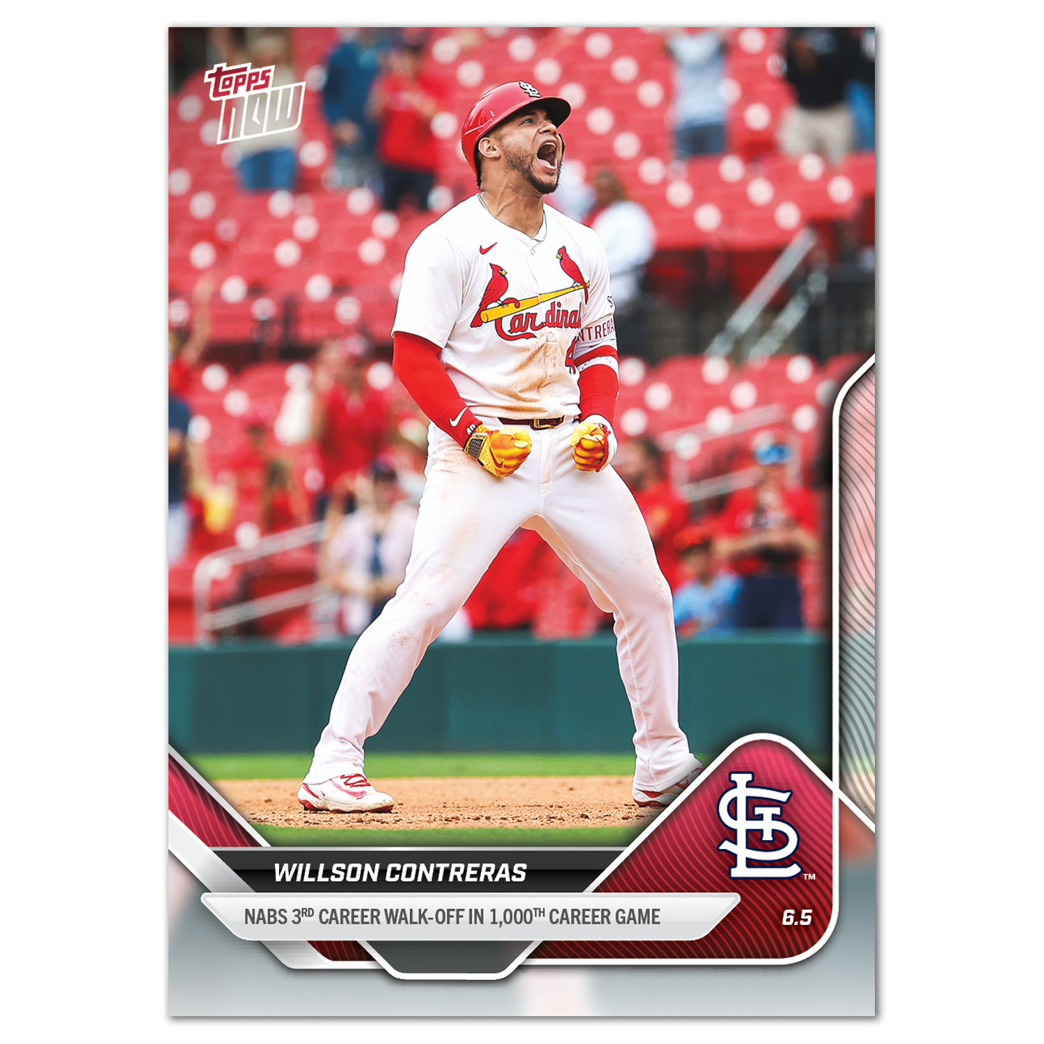 Willson Contreras - 2025 MLB Topps NOW - Card 260 - PR: 425