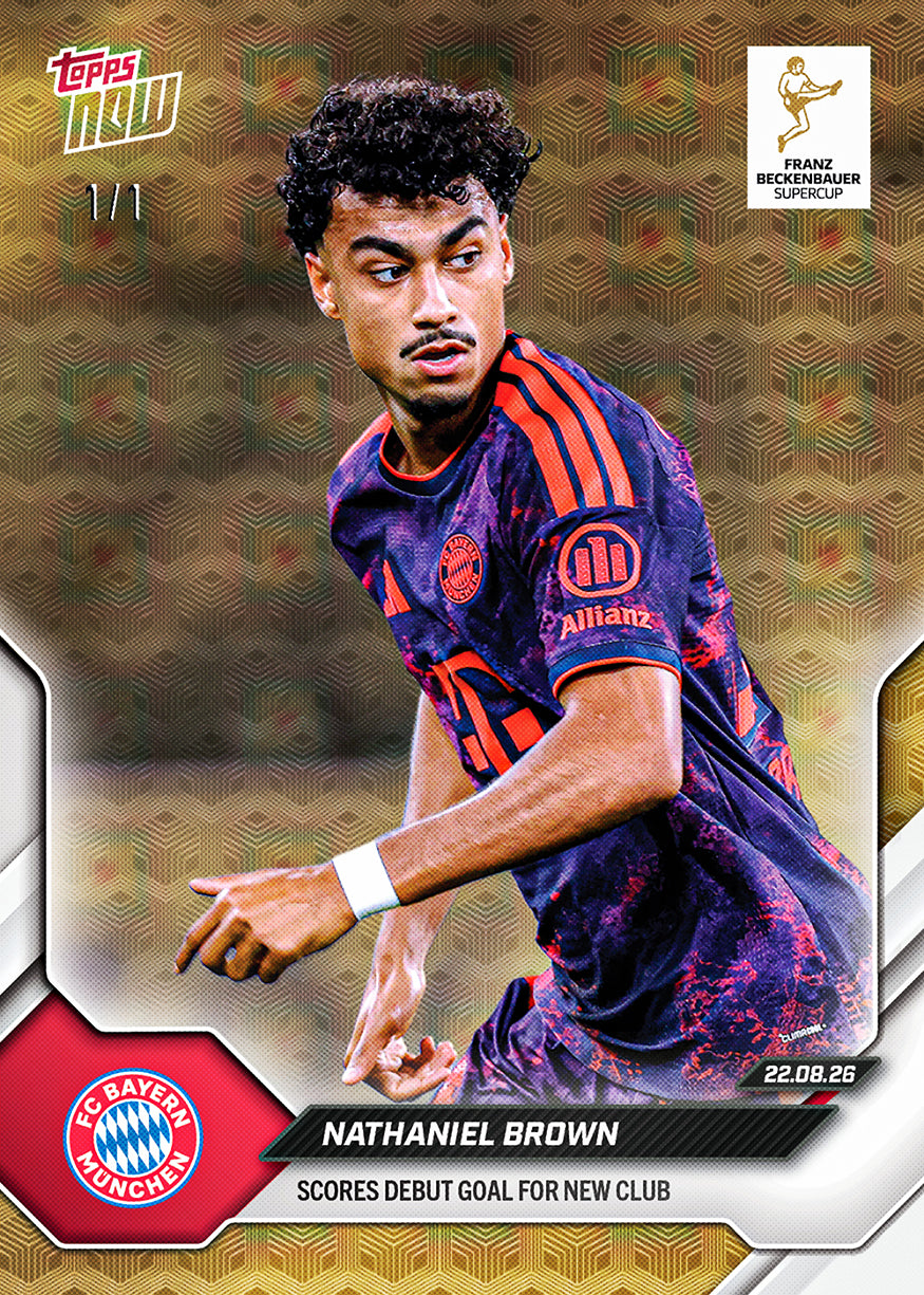 Nathaniel Brown - 2026-27 Bundesliga Topps NOW - Card 2 - PR: 1147 - Image 3